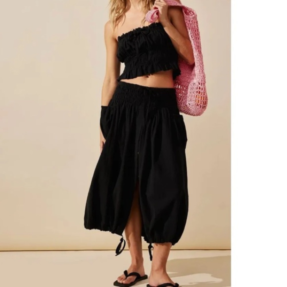 NWOT Free people All The Things Set in black size L